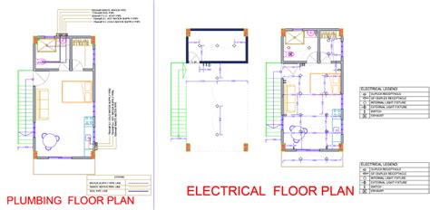 Do 2d Floor Plan With Electrical And Plumbing Plan By Tanbirhasan408