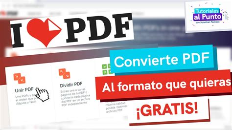 I Love Pdf Herramienta Genial Para Convertir Pdfs 📃 Sin Programas