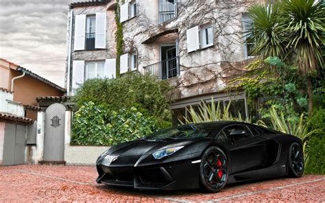 Black Lamborghini Lp700 4 Aventador Supercar House