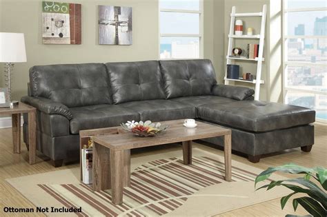 A gray sectional couch gives you plenty of options. 30 Photos Gray Leather Sectional Sofas