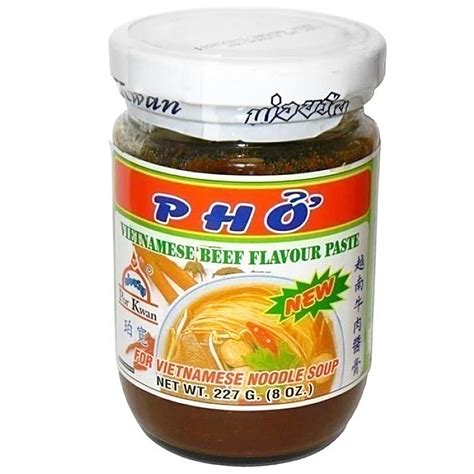 · meanwhile, combine stock, star anise, cinnamon, ginger, onion and cloves in saucepan; PHO Vietnamese Beef Broth Soup Base Extract 227G - WaNaHong