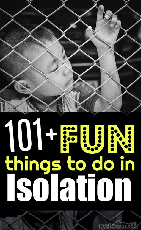 101 Fun Things To Do In Isolation