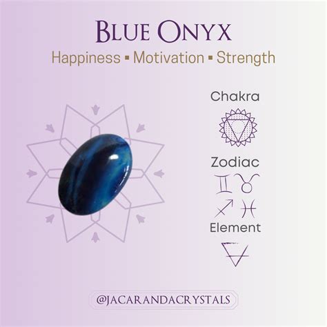 Stone Meaning Blue Onyx Jacaranda Crystals
