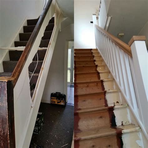 Stairs Renovation Before And After Stairs Renovation Stairs Stairs