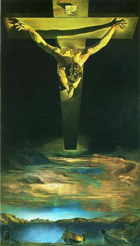 Christ Of St John Of The Cross 1951 By Salvador Dali în 2020 Picturi