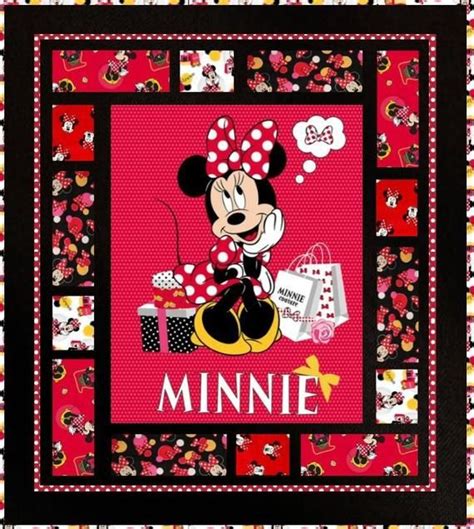 Quilt Minnie Mouse Quilts For Sale Homemade Quilt Handmade Etsy