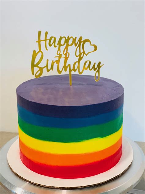 Rainbow Birthday Cake Intensive Cake Unit