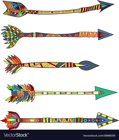 Tribal Arrows Royalty Free Vector Image Vectorstock