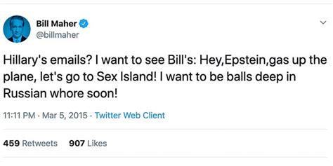 Bill Maher Joked About Bill Clinton Joining Jeffrey Epstein On ‘sex Island’ Back In 2015 Fox News