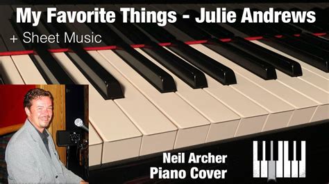 My Favorite Things Julie Andrews Piano Cover Sheet Music Acordes Chordify