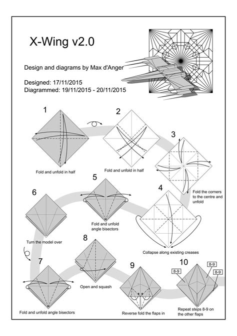 Origami X Wing Instructions Jadwal Bus