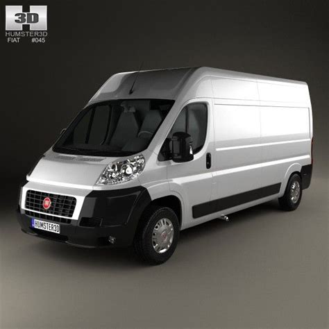 Fiat Ducato Panel Van Lwb 2012 3d Model 149 3ds C4d Fbx Lwo Ma