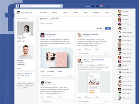 Lets Redesign Facebook 10 Inspirations To Get You Started Toptal