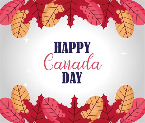 Happy Canada Day Celebration Banner 1432766 Vector Art At Vecteezy