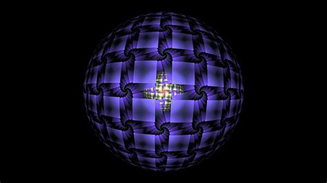 1920x1080 Digital Art Abstract 3d Cgi Fractal Sphere Black Background