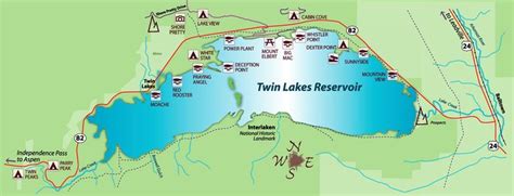 Camping Maps For Leadville Turquoise Lake And Twin Lakes Colorado