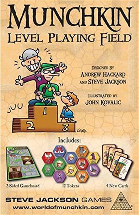 Munchkin Level Playing Field Card Game Steve Jackson Games Free Shipping 837654321812 Ebay