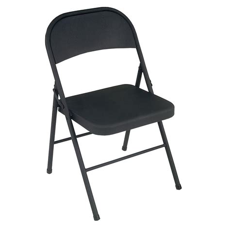 Discover prices, catalogues and new features. Cosco Black All Steel Folding Chairs (4-Pack)-1471105XE ...