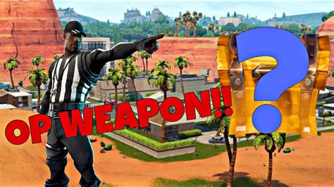 The Most Op Weapon In Fortnite Youtube