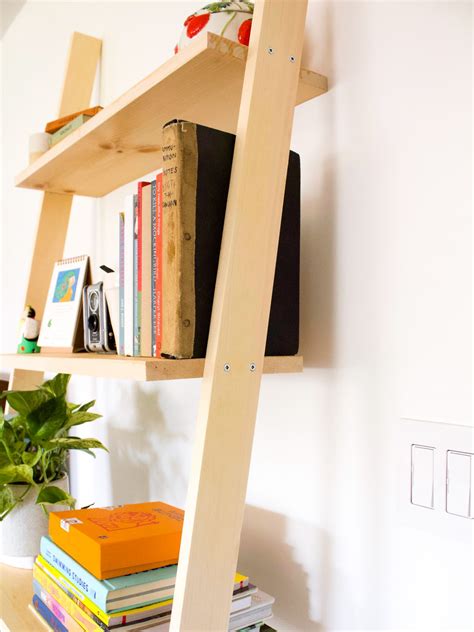How To Build A Diy Leaning Bookshelf Artofit