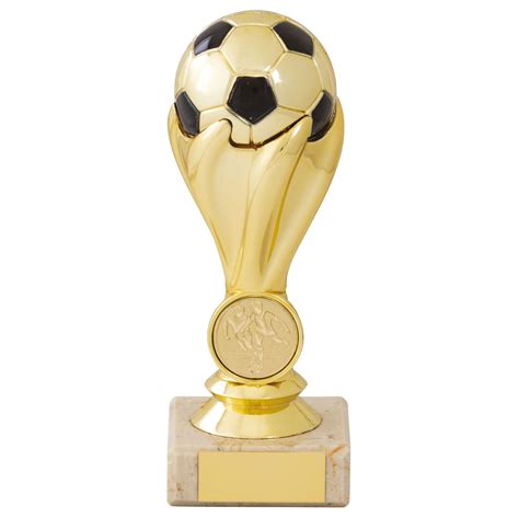 Gold Football Trophy On Marble Base 4 Sizes 2192 Winning Awards