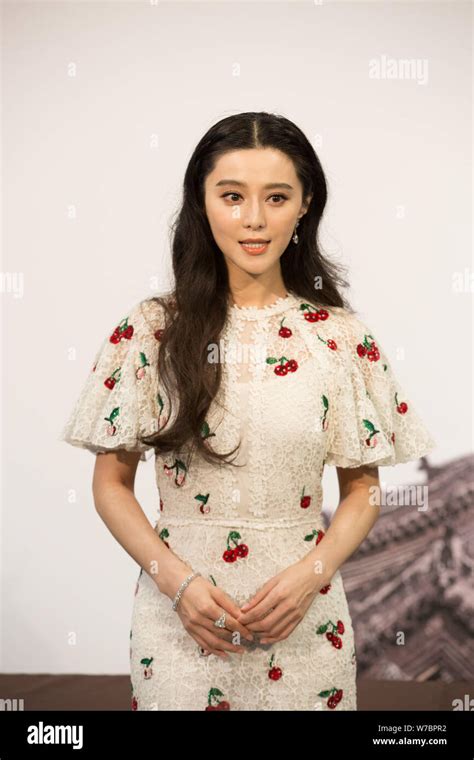 Chinese Actress Fan Bingbing Attends A Press Conference For The First