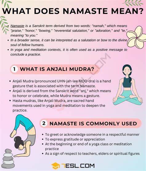 Namaste Meaning What Does Namaste Mean 7esl