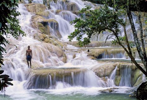 Dunns River Falls Ocho Rios Jamaica Jamaican Vacation River Falls