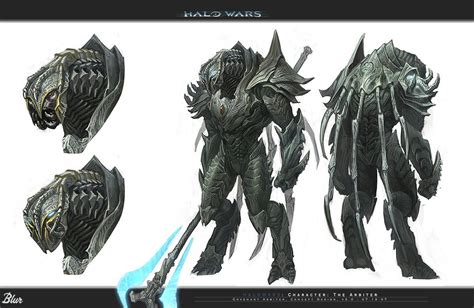 Arbiter Armor Concept For Halo Wars Halo Armor Concept Art