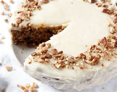 Gluten Free And Grain Free Carrot Cake With Cream Cheese Frosting From