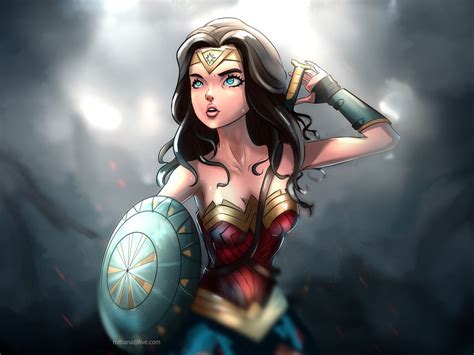 1400x1050 Wonder Woman Cartoon Artwork 1400x1050 Resolution Hd 4k