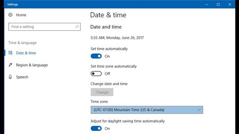 Basic Computer Change Time And Time Zone In Windows 10 Creative
