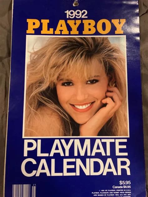 1992 PLAYBOY PLAYMATE Calendar No Sleeve Lisa Matthews Erika