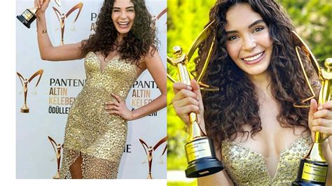 Ebru Şahin Pantene Altın Kelebek Ödül Töreninde En İyi Kadın Oyunçu