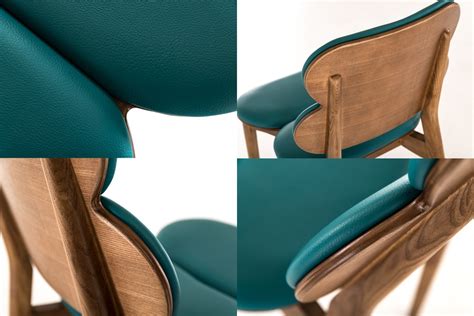 What kind of chairs are made of bentwood? Raeanne - Modern Turquoise & Walnut Dining Chair (Set of 2)