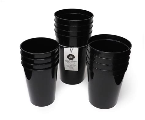 Buy Rolling Sands 12 Pack Reusable Plastic Stadium Cups Multipack Of 3
