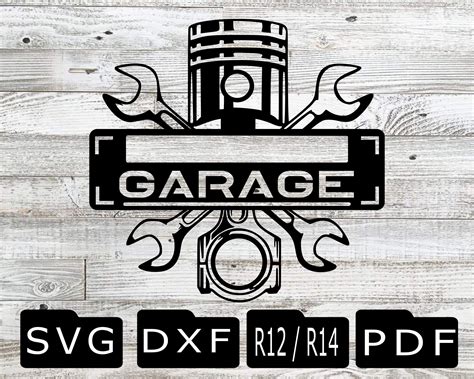 Garage Dxf File Svg File Cut File Cnc File Plasma Laser Garage Etsy