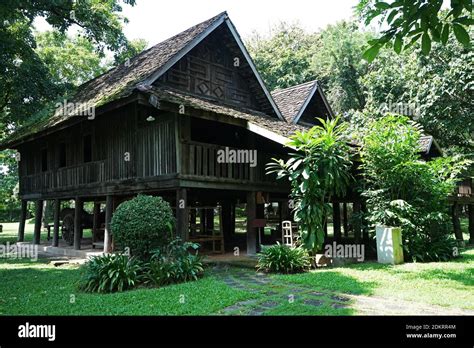 Thai Architecture And Exterior Design Of Old Kalae House Rice Granary