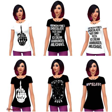 Sims 4 Shirts Maxis Match Rldm