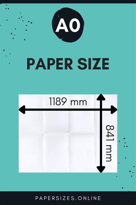A0 Paper Size And Dimensions Paper Sizes Online