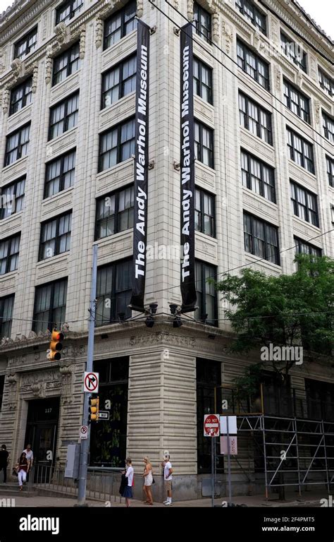 The Building Of Andy Warhol Museum With Signpittsburghpennsylvania