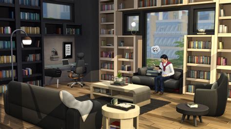 The Sims 4 Study Room Cc Create A Unique Study Space