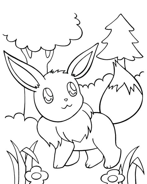 Eevee Coloring Pages To Print At GetColorings Free Printable