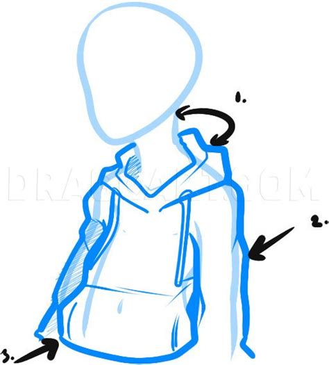 How To Draw A Hoodie Draw Hoodies By Dawn Hoodie