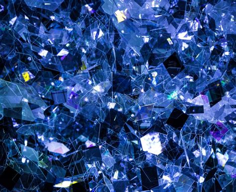Blue Crystal Background Stock Image Image Of Transparent 70139137