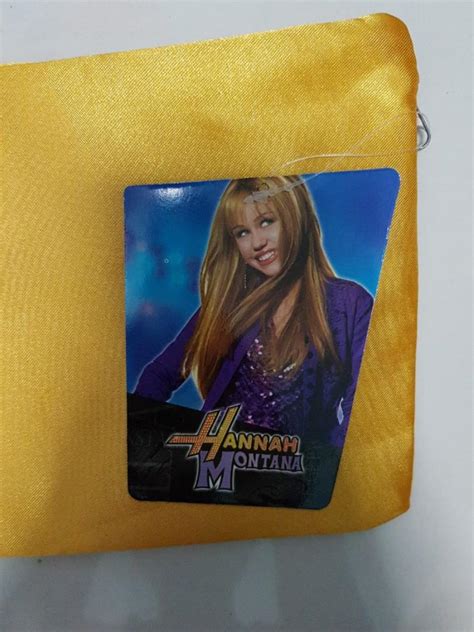Hannah Montana Secret Star Original Zipper Case Mens Fashion Bags