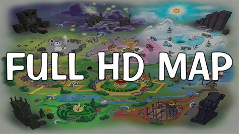 The Full Hd Original Toontown Map Youtube