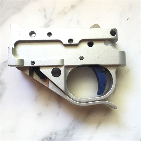 Ruger 10 22 Timney Trigger Silver Housing And Blue Shoe 1022 3c 16