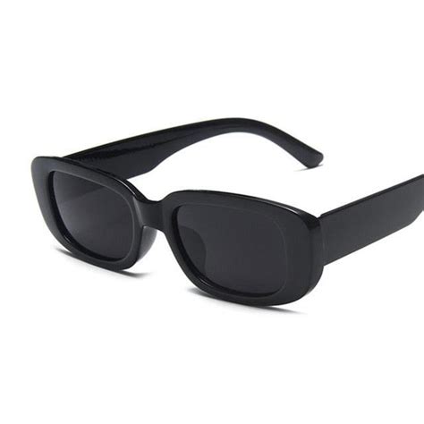 Óculos Retangular Kendall Sunglasses Women Vintage Round Sunglasses