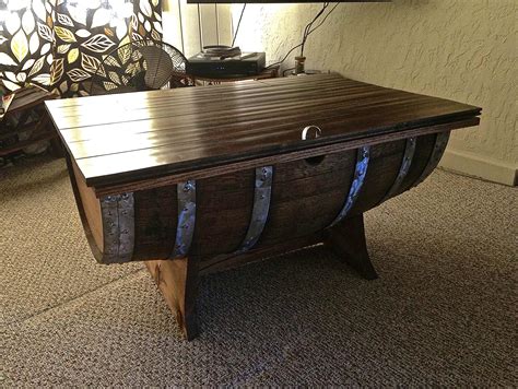 Wooden Barrel Coffee Table Furniture Roy Home Design